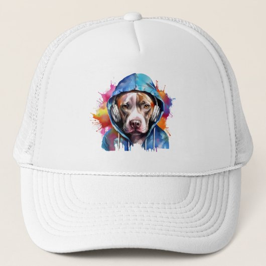 Musical Pitbull Trucker Pet (Voorkant)