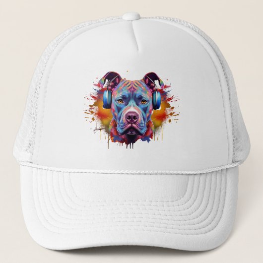 Musical Pitbull Trucker Pet (Voorkant)