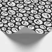 Musical Polka Dots Cadeaupapier (Hoek)