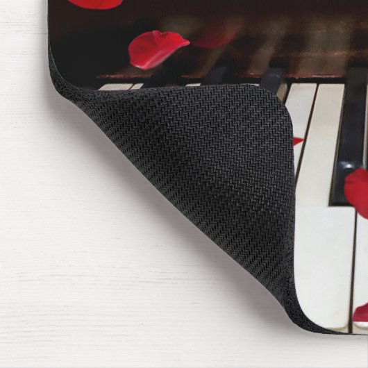 Musical Quote op Piano Keys Muismat (Hoek)