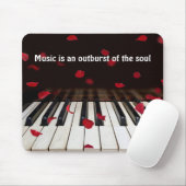 Musical Quote over de Muismat Piano Keys (Met muis)