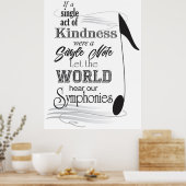 Musical Quote poster (Keuken)