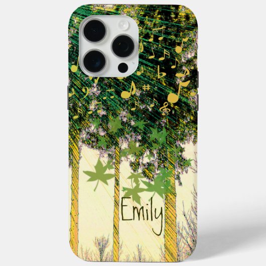Musical Rays of Hope Trees Case-Mate iPhone Case (Achterkant)