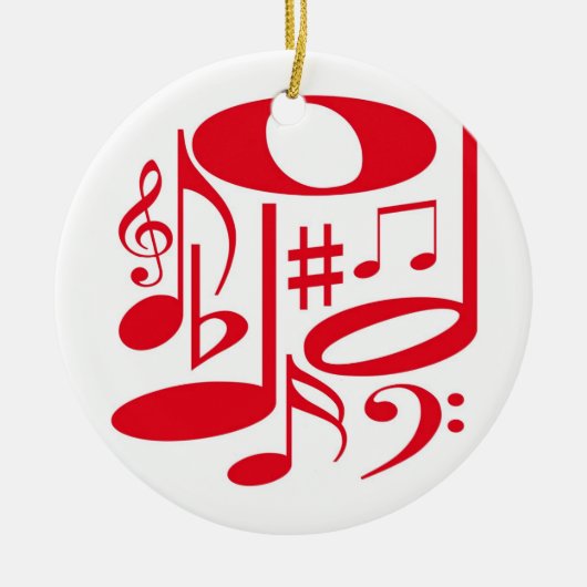 Musical Red Ornament (Voorkant)