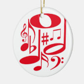 Musical Red Ornament (Links)