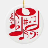 Musical Red Ornament (Achterkant)