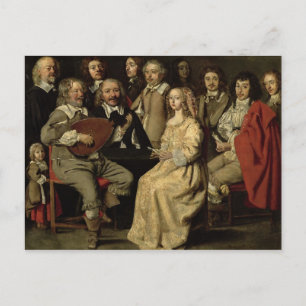 Musical Reunion, 1642 Briefkaart