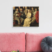 Musical Reunion, 1642 Canvas Afdruk (Insitu (Woonkamer))