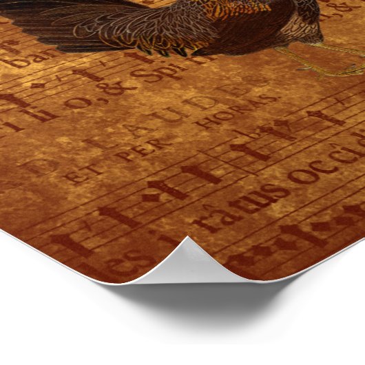 Musical Rooster Poster (Hoek)