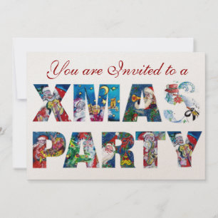 MUSICAL SANTA AND SNOWMAN XMAS NACHT PARTIJ KAART