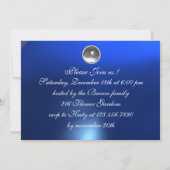 MUSICAL SANTA AND SNOWMAN XMAS NACHT PARTIJ KAART (Achterkant)