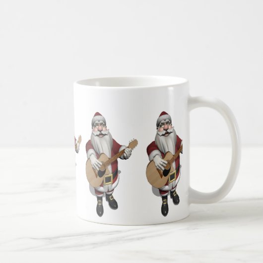 Musical Santa Claus die kerstliedjes speelt Koffiemok (Rechts)