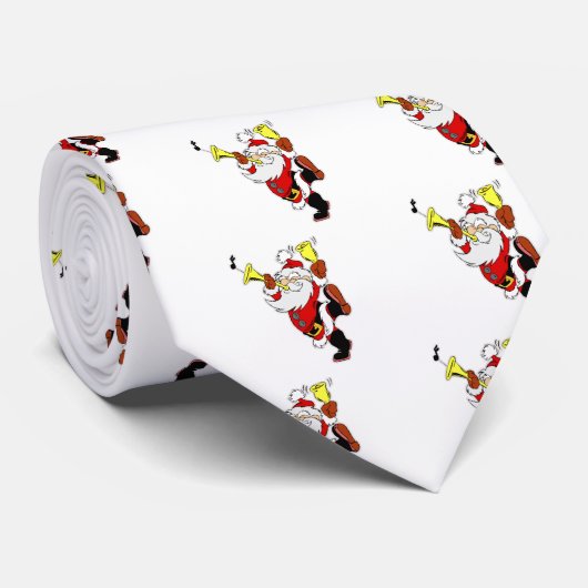 Musical Santa Claus Stropdas (Opgerold)