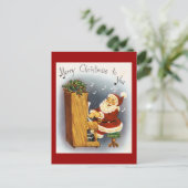Musical Santa Feestdagenkaart (Staand voorkant)
