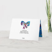 MUSICAL SANTA XMAS PARTIJ FEESTDAGEN KAART (Achterkant)