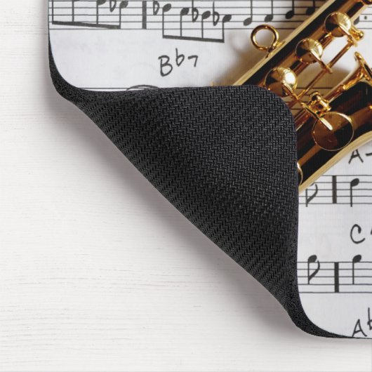 Musical Saxophone Mousepad Muismat (Hoek)