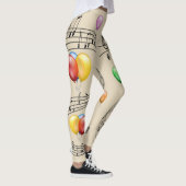 Musical Scale Swirl ~ Balloons ~ Musical Notes ~ * Leggings (Rechts)