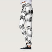 Musical Score All-Over Print Leggings (Links)