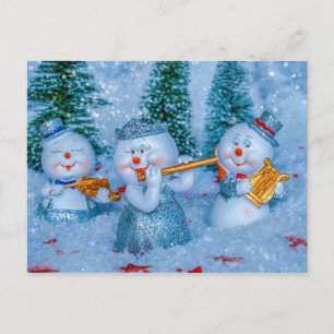 Musical Snow People briefkaart