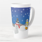 Musical Snowmen Latte Mok (Rechterhoek)