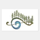 Musical Sol Key Symbol Sticker (Voorkant)