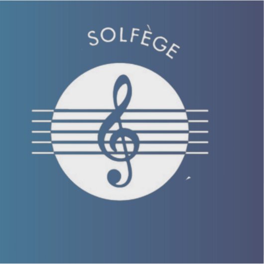 Musical Solfege Symbool stickers (Voorkant)