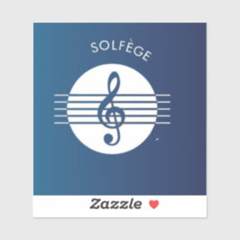 Musical Solfege Symbool stickers