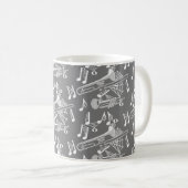Musical spinnenwebben koffiemok (Voorkant rechts)