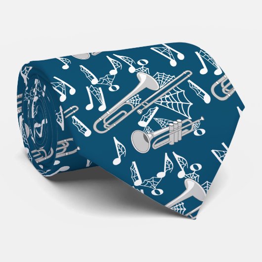 Musical spinnenwebben stropdas (Opgerold)