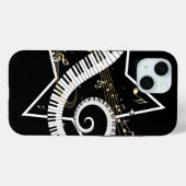 Musical Star golden notes Case-Mate iPhone Case (Achterkant (horizontaal))