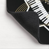 Musical Star golden notes Muismat (Hoek)