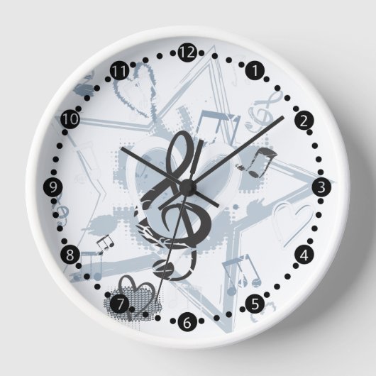 Musical Star Notes Designer Patroon (Voorkant)