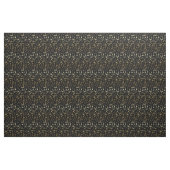 Musical Star print golden notes Stof (Fat Quarter)