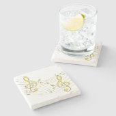 Musical Stenen Onderzetter (Zijkant)