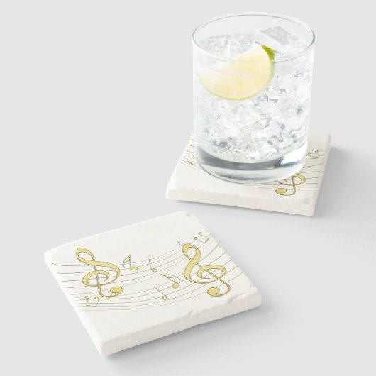 Musical Stenen Onderzetter (Zijkant)