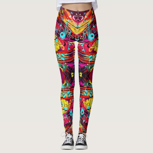 Musical Storm Leggings - Cool (Voorkant)