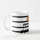 Musical tabby kitty cat koffiemok (Links)