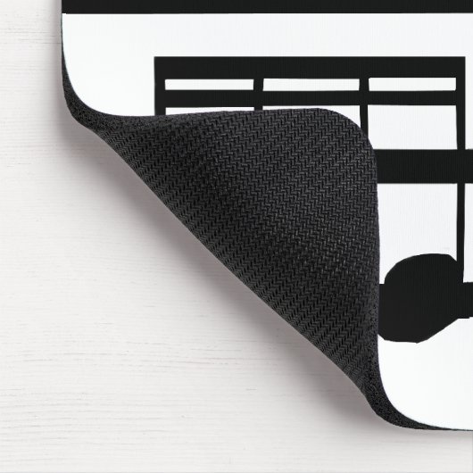 Musical tabby kitty cat muismat (Hoek)