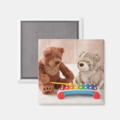 Musical Teddy Bears Magneet (Voorkant / Achterkant)