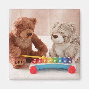 Musical Teddy Bears Magneet