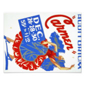  Musical Theater "Carmen" WPA-Poster Foto Afdruk (Voorkant)