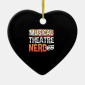 Musical Theater Nerd Funny Thespian Actor Keramisch Ornament (Voorkant)