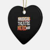 Musical Theater Nerd Funny Thespian Actor Keramisch Ornament (Links)