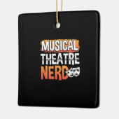 Musical Theater Nerd Funny Thespian Actor Keramisch Ornament (Links)