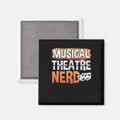 Musical Theater Nerd Funny Thespian Actor Magneet (Voorkant / Achterkant)