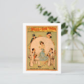 Musical Theater Poster Belle of New York Briefkaart (Staand voorkant)