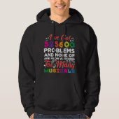 Musical Theater Problemen Broadway Singer-acteurs Hoodie (Voorkant)