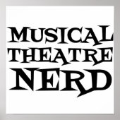 MUSICAL THEATRE NERD POSTER (Voorkant)