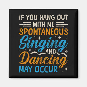 Musical Theatre Nerds Theater Geek Grafische Quote Magneet