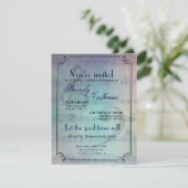 Musical themad bridal doucheuitnodiging kaart (Staand voorkant)